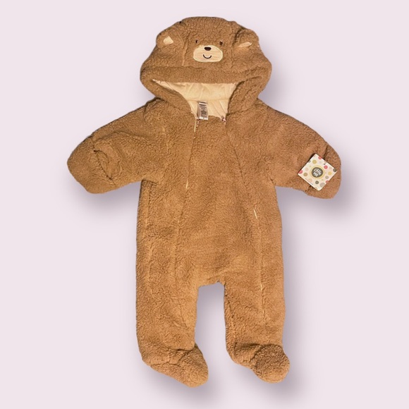Little Me Other - NWT 6-9M Little Me Bear Bunting
